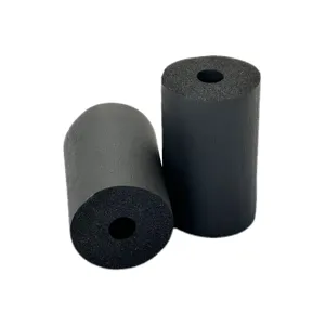 2023 Hot Sale Solid Soft Flexible Black Extruded Nbr Pvc Silicone Epdm Rubber Foam Tube With Designated Density