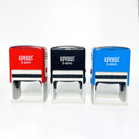 Timbres de bureau personnalisés 60*40mm Rectangle en caoutchouc auto-encreur timbre automatique notaire papier Logo timbre faisant la Machine