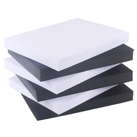 Carton blanc double face personnalisé 280 g/m² A4/A3, épaisseur 300 g, revêtement laser, logo imprimé, matériaux recyclés, pour exposition et épicerie