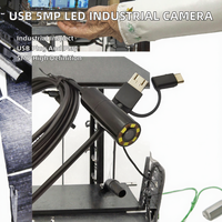 Module de caméra endoscopique industrielle TY Factory USB sans pilote 5MP avec LED intégrée, sonde AF, pour pipeline, modèle H.265 TY-N5693NK5MP