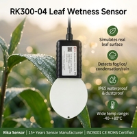 Capteur d'humidité des feuilles RK300-04 pour extérieur, étanche IP65, réponse rapide pour la recherche environnementale et l'étude de la croissance des cultures