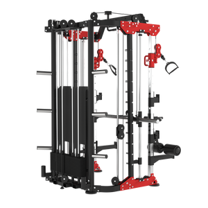 Khung tập luyện đa năng MND Series <span class=keywords><strong>High</strong></span>-Low Pull, kiểu Squat, Double Bird Smith, ba trong một - Product Image 2