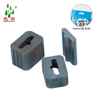 Perforateur pneumatique à papillon pour pièces de machine à fabriquer des sacs en plastique