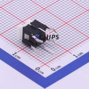 TM-004-D2-01 Tactile Switch Through hole Component (THT),6x6mm Switch Single Pole Single Throw Round Button 2.6N Through Hole - Product Image 2