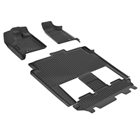 Tapis de sol de voiture 3D en TPE imperméables toutes saisons et tapis de coffre pour Dodge Grand Caravan 2008-2021