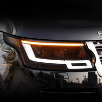 Phares LED modifiés pour Land Rover Range Rover Vogue 2013-2017, phares LED DRL, clignotants, feux de route, 12V