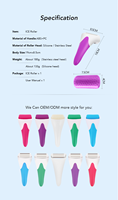 M2205 7-en-1 Micro Meedle Therapy Derma Roller Set Lip Eye Face Body Nez/Feet Massage Roller Stamp Pen Ice Jade Roller Kit