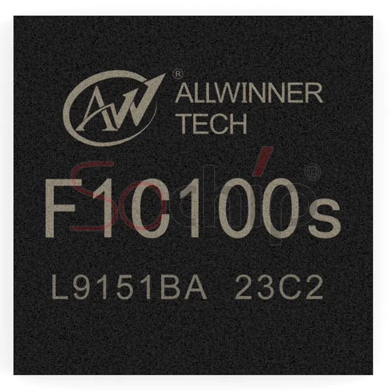 מלא חבילה Allwinner F1C100S ic מעבד עם עלות נמוכה, צריכת חשמל נמוכה, קל לפתח
