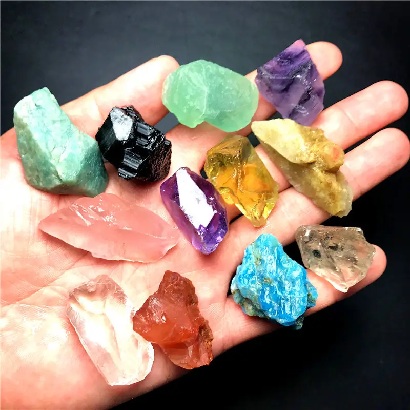 wholesale Natural crystals healing stones rough Raw Gemstone stone mineral irregular reiki chakra crystals healing stones