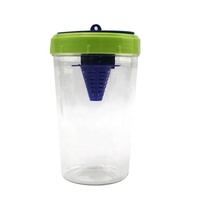 Trampa para Moscas de Plástico Reutilizable, Botella Colgante para Atrapar Insectos, Control de Plagas para Granjas, Jardines y Exteriores, Venta al Por Mayor de Fábrica
