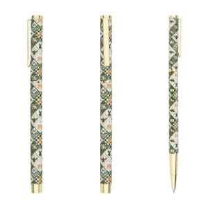 Ensemble de stylos à motif de fleurs personnalisées Emballage de logo à 360 degrés Impression par transfert de chaleur Largeur d'écriture de 0.7mm Boîte personnalisée incluse - Product Image 4