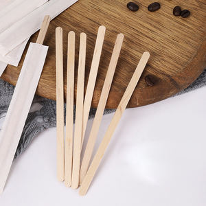 Varilla agitadora desechable de 14cm /18cm para café/miel de abeja/polvo 100 PCS/PACK con embalaje independiente - Product Image 6