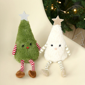 Factory Wholesale Custom Green Christmas Tree Plush Doll Luxury Cloth Decor Christmas Toys for Promotions
