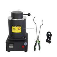 Mini Four de Fusion Métallique Or Argent Aluminium Acier Machine à Fondre les Bijoux pour Fonderie Haute Température 1kg 2kg 3kg