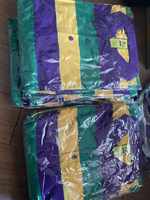 Camiseta Polo a Rayas de Manga Larga para Hombre, Estilo Martes Grueso de Louisiana, para el Mardi Gras