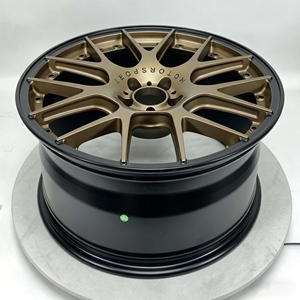 ล้อปลอมขอบบรอนซ์สีดำสไตล์มอเตอร์สปอร์ต4x100 6X139.7 5X120 5x112สำหรับ Taos Taos - Product Image 3