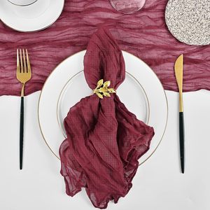 Serviettes en papier crêpe polyester clair, design moderne, jetables, faites à la main, 60x60cm, décorations de fête pour mariages et usage domestique - Product Image 6