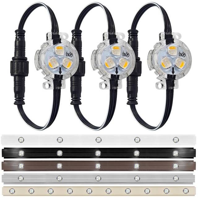 Permanent Outdoor Christmas Lights for House 12v 24v Pixel Led Light Module Ip68 Rgbw Permanent Outdoor Lights