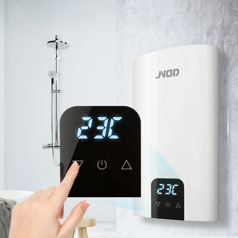 CE CB ErP 인증서 온도 조절기 유도 욕실 인스턴트 전기 샤워 온수 히터