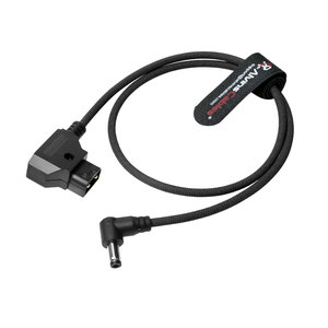 สายไฟ Alvin's D-Tap to 2.1DC แบบยืดหยุ่นพิเศษ ยาว 2 ฟุต หัวงอ 12V สำหรับ Atomos Ninja V Blackmagic Video Assist <span class=keywords><strong>SmallHD</strong></span> 702 - Product Image 2
