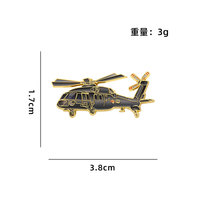 En gros Personnalisé Avion Pin Insigne En Alliage De Zinc Hélicoptère Avion Pin UV Impression Coulée Technique Ange Thème pour Souvenir