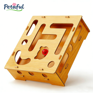 Scatola di Cartone per Gatti con Puzzle e Lima per Unghie, Gioco Antistress a Labirinto per l'Intrattenimento dei Gatti - Product Image 2
