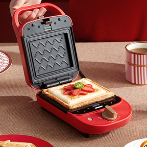 Mini Machine à <span class=keywords><strong>Sandwich</strong></span> et gaufrier, détachable, avec minuterie, petit déjeuner, livraison directe d'usine - Product Image 3