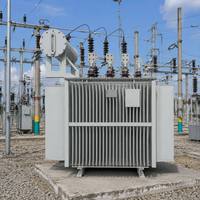 Transformateur immergé dans l'huile de distribution de puissance à enroulement en cuivre, à commutateur de dérivation hors circuit, 10 kV 2000 kVA, avec système de refroidissement ONAF avancé S13