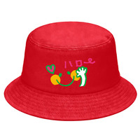 Chapeau de pêcheur personnalisé pour enfants, broderie rayée, haute qualité, unisexe, avec image personnalisée, pour activités de plein air et voyages, en stock aux États-Unis