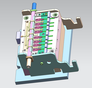 Máy ép phun AC Power Cable Tail cắm 2d3d khuôn vẽ - Product Image 5