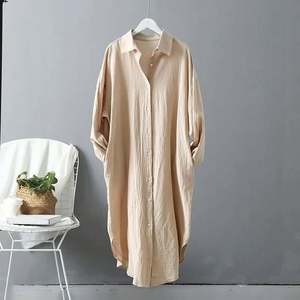 Blusa de Mujer 100% Poliéster, Color Sólido, Estilo Casual Vintage, Transpirable, Tejida, Manga Larga, Corte Regular, Ecológica, con Logotipo Frontal - Product Image 6