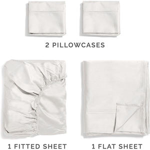 Luxury China Manufacturer Wholesale Polyester Cotton Fabric Queen King Size Fitted <strong>Bedding</strong> Set Solid Bed Sheet Set for Hotel - Product Image 5