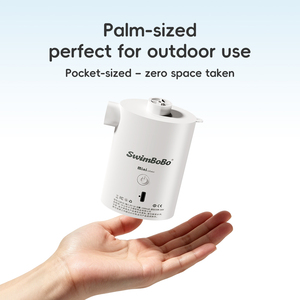 Pompe à air portable en plastique Swimbobo pour bouée gonflable, 1500 mAh rechargeable, gonflage/dégonflage, <span class=keywords><strong>camping</strong></span>, piscine - Product Image 3