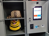 Casiers intelligents à reconnaissance faciale pour le stockage instantané des bagages dans les aéroports, les centres commerciaux et plus encore