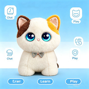 Juguete de peluche interactivo, duradero, ecológico, con IA para el aprendizaje emocional, para niños pequeños, juego entre padres e hijos, juguete inteligente - Product Image 1
