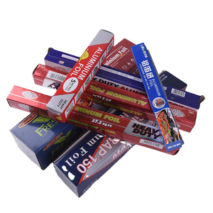 Gıda ambalaj için <span class=keywords><strong>30cm</strong></span> X 7.5m ev alüminyum folyo kağıt rulo teneke pişirme için alüminyum folyo  kağıt folyo rulo - Product Image 6