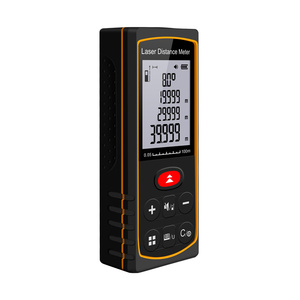 Misuratore <span class=keywords><strong>di</strong></span> Distanza Portatile 100m, <span class=keywords><strong>Strumento</strong></span> <span class=keywords><strong>di</strong></span> Misurazione Laser a Raggio Rosso per Interni DC100 - Product Image 3