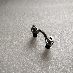 Hebilla tipo C de acero inoxidable con tornillo recubierto de goma para el hogar, motocicleta, barco, accesorios para kayak, cierre metálico duradero - Product Image 1