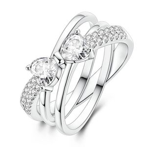 <span class=keywords><strong>Bague</strong></span> en or <span class=keywords><strong>rose</strong></span> ajustable en forme de cœur avec zircon pour femme, idéale pour les couples, mariage ou soirée - Product Image 5