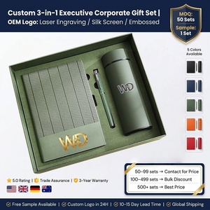 Coffrets cadeaux d'entreprise de luxe, ensembles cadeaux personnalisés, bloc-notes avec logo personnalisé, stylo, mug isotherme, articles essentiels pour cadres, <span class=keywords><strong>coffret</strong></span> cadeau d'affaires - Product Image 1