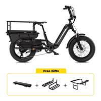 Vélo cargo hydraulique fatboy à câbles cachés, électrique, pour faire des courses