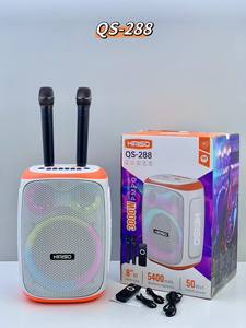 Kimiso ซับวูฟเฟอร์ QS-288 8นิ้วสีขาว, ลำโพงไร้สายใช้งานปาร์ตี้คาร่าไมโครโฟนคู่การสื่อสารบลูทูธไฟฟ้ากระแสตรง - Product Image 6