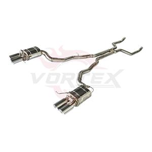 Système d'échappement acoustique Vortex en acier inoxydable 304 pour BMW Série 6 F06 F13 avec double clapet et collecteur croisé pour optimisation du son - Product Image 4