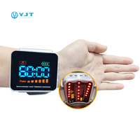Montre de massage laser thérapeutique 650 nm, rechargeable par USB, design portable, contrôle du temps, soulagement