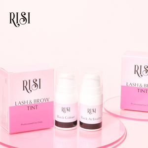 Risi offre un kit de <span class=keywords><strong>teinture</strong></span> hybride pour les taches de sourcils personnalisé Kit de <span class=keywords><strong>teinture</strong></span> pour sourcils 3 couleurs de marque privée - Product Image 2