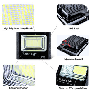 Reflector <span class=keywords><strong>LED</strong></span> <span class=keywords><strong>Solar</strong></span> de 200W, Resistente al Agua, para Estadios, <span class=keywords><strong>Proyector</strong></span> para Jardines, Luz Blanca Cálida, IP67, Foco Exterior Plegable - Product Image 6