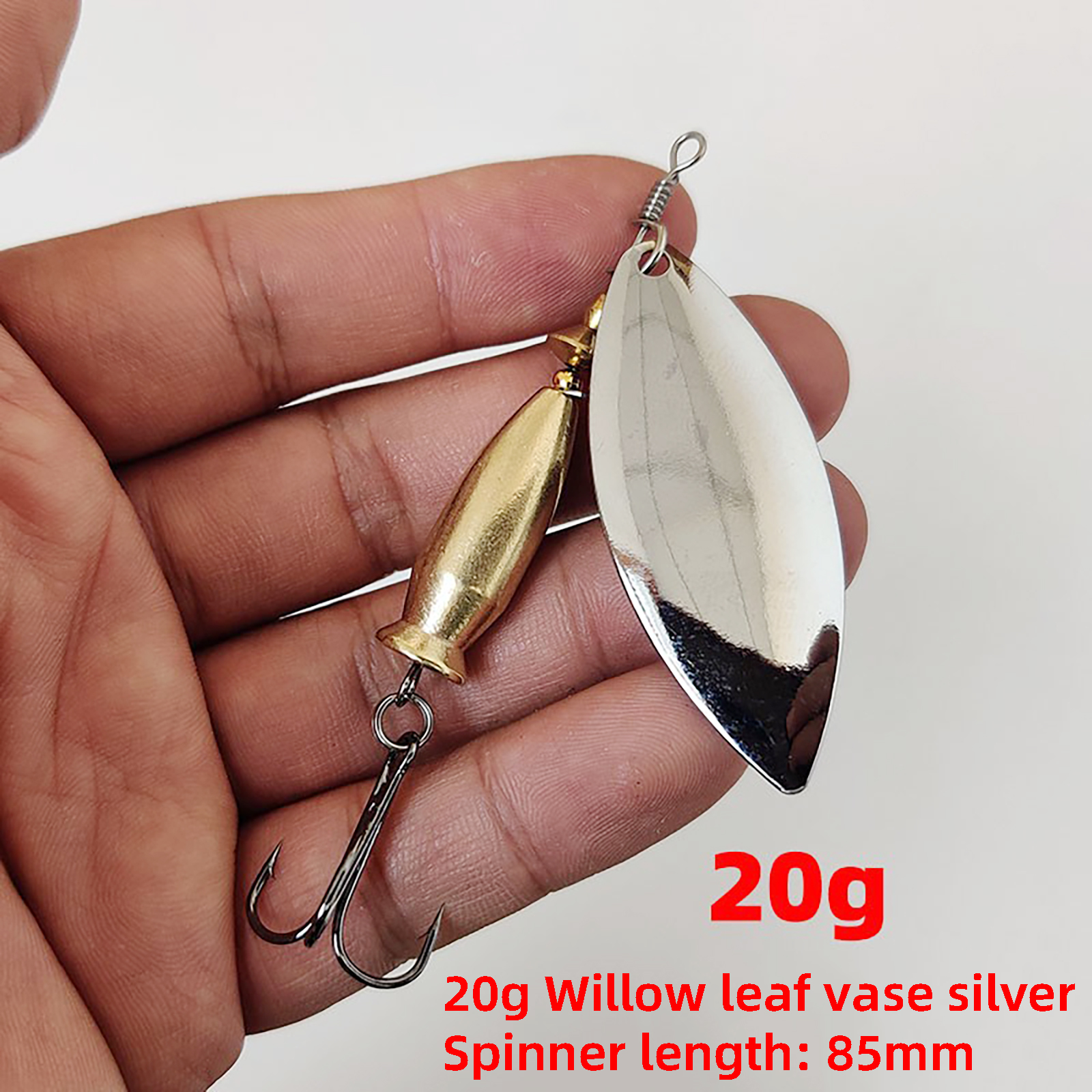 Vase feuille de saule 20g argent