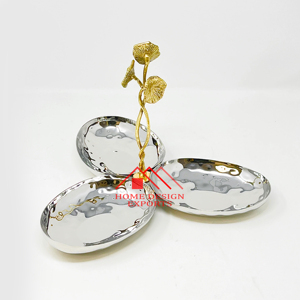 Bol de service en aluminium jetable de luxe pour chips et fruits, de haute qualité, personnalisable pour la décoration de la maison - Product Image 4