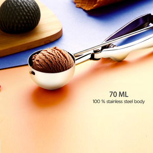 Cuillère à glace Anax Smoothy 70ML en acier inoxydable, outil manuel à démoulage facile - Product Image 3