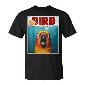 T-shirt parodique Birb Meme Sun Conure Parrot Bird Owner Paws - Product Image 1